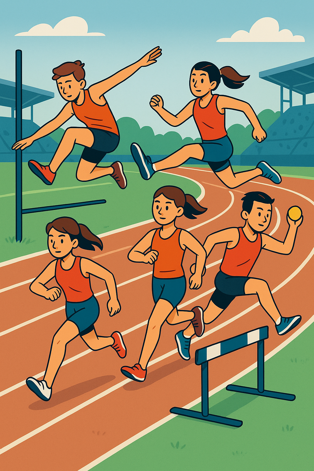 Αθλητές σε δράση